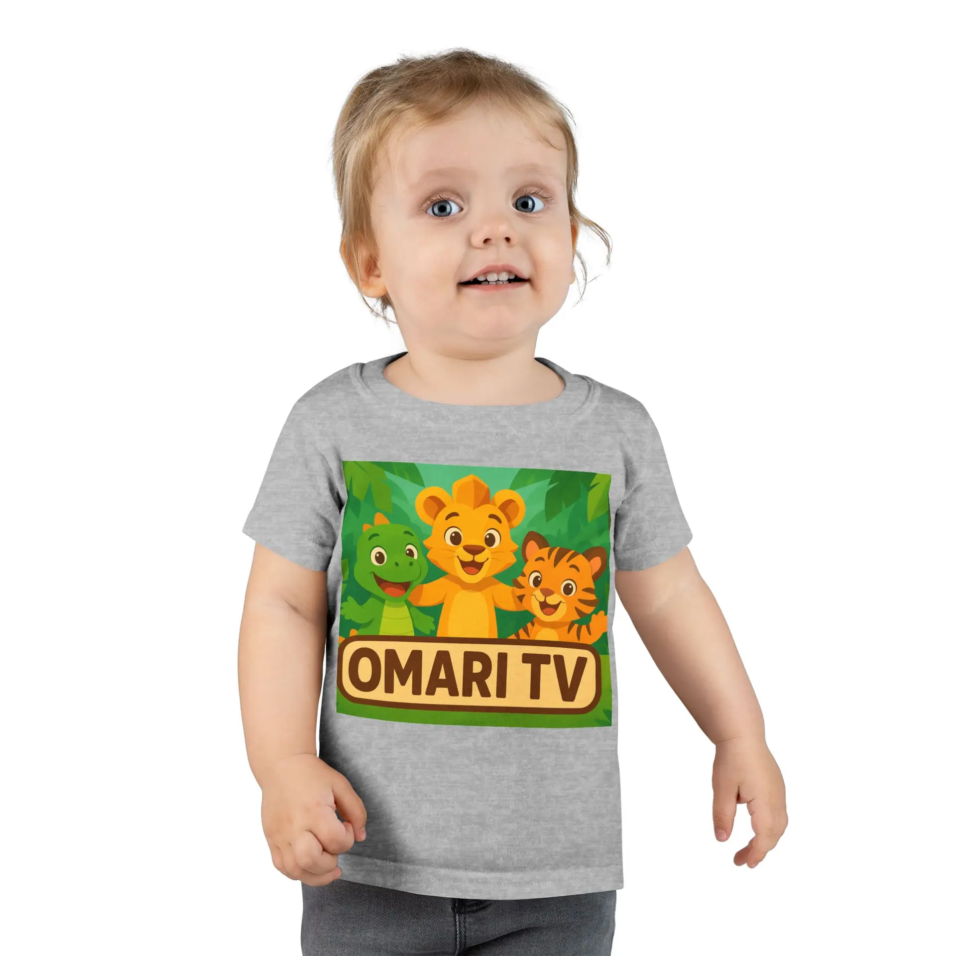 Cute Toddler T-Shirt with Omari TV Design, Baby Shower Gift, Kids Apparel, Toddler Clothes, Birthday Present, Fun Playwear - Image 3
