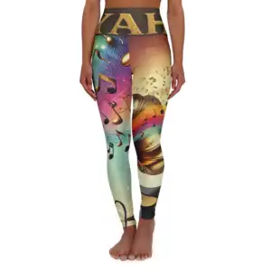 High Waisted Yoga Leggings (AOP)