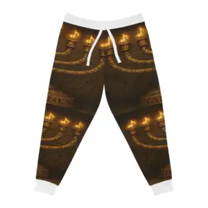 Festival of Lights Joggers with Menorah Design